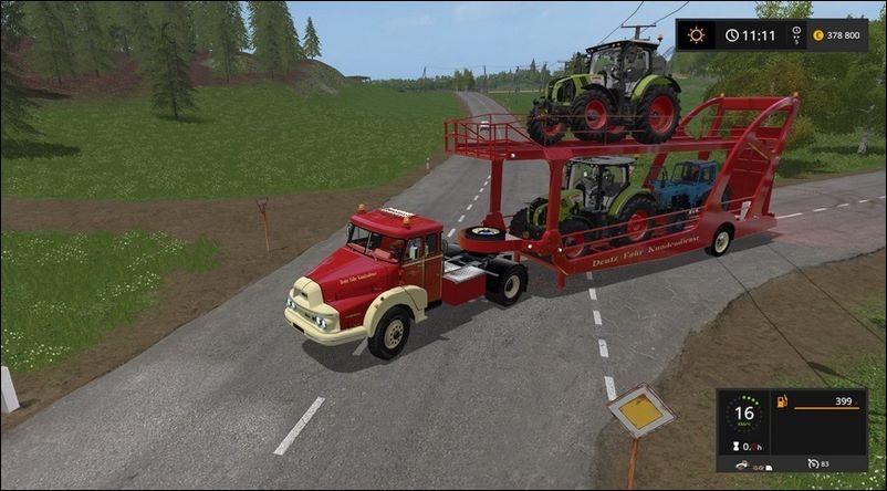 Мод Fahr Transporter Pack для игры Farming Simulator 2017