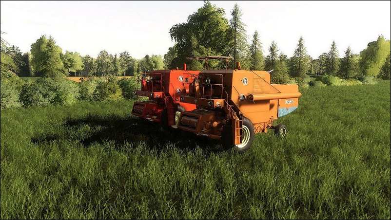 Мод Bizon Z056 для игры Farming Simulator 2019