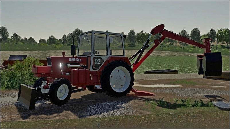 Мод ЮМЗ 6кл ЭО 2621 для игры Farming Simulator 2019