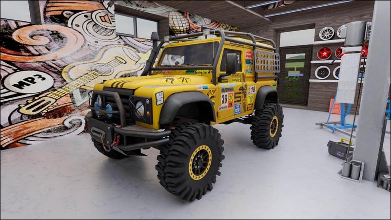 Мод Land Rover Defender 90 для игры Farming Simulator 2019
