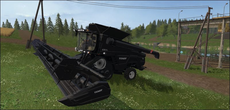 Мод Agco Ideal 9 для игры Farming Simulator 2017